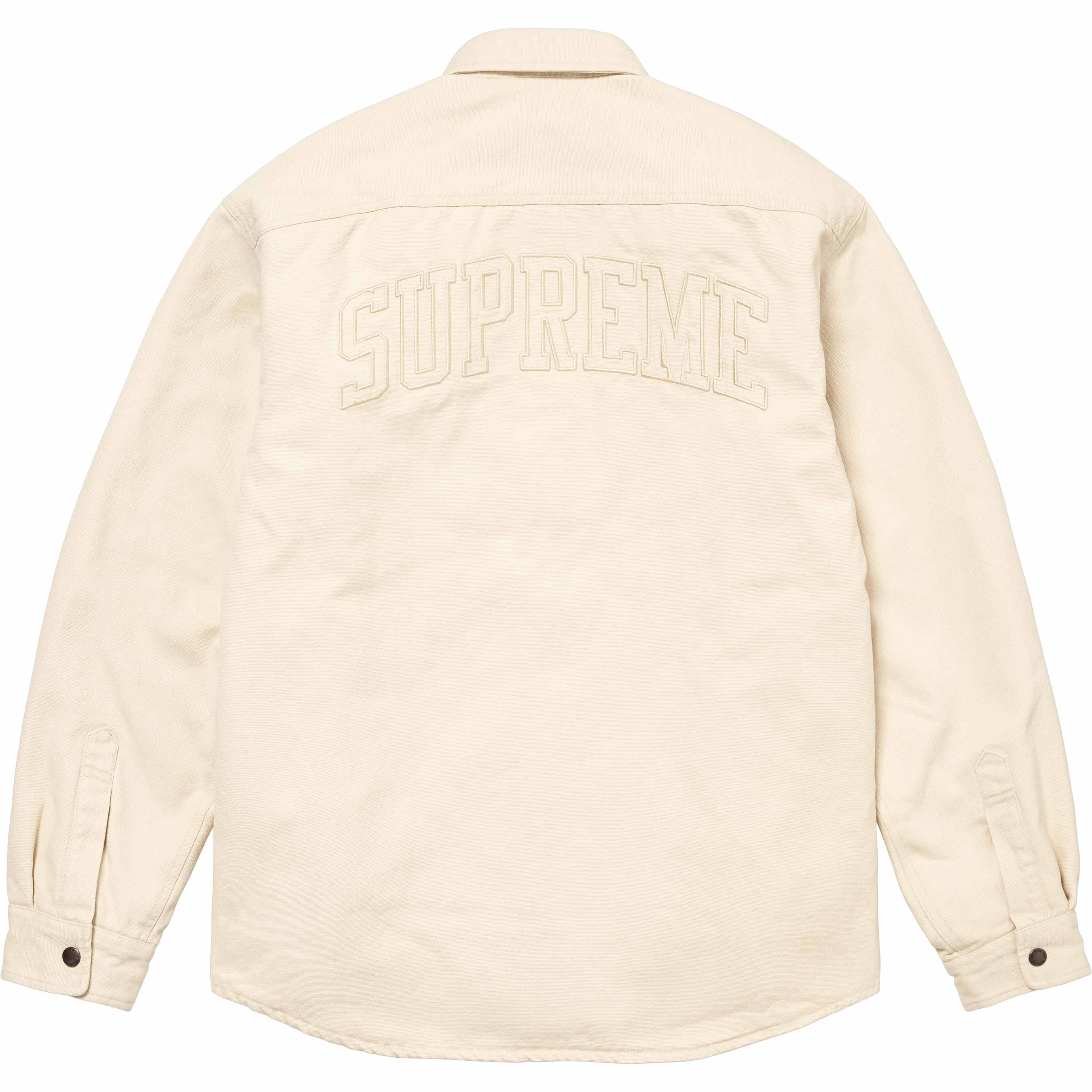 Faux Shearling Lined Work Shirt view 8